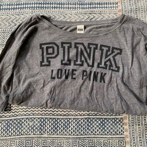 PINK long-sleeve T-shirt